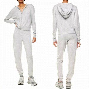 Aritzia The Group Babaton Luxe Cashmere Jogger grey knit sweatpants size medium